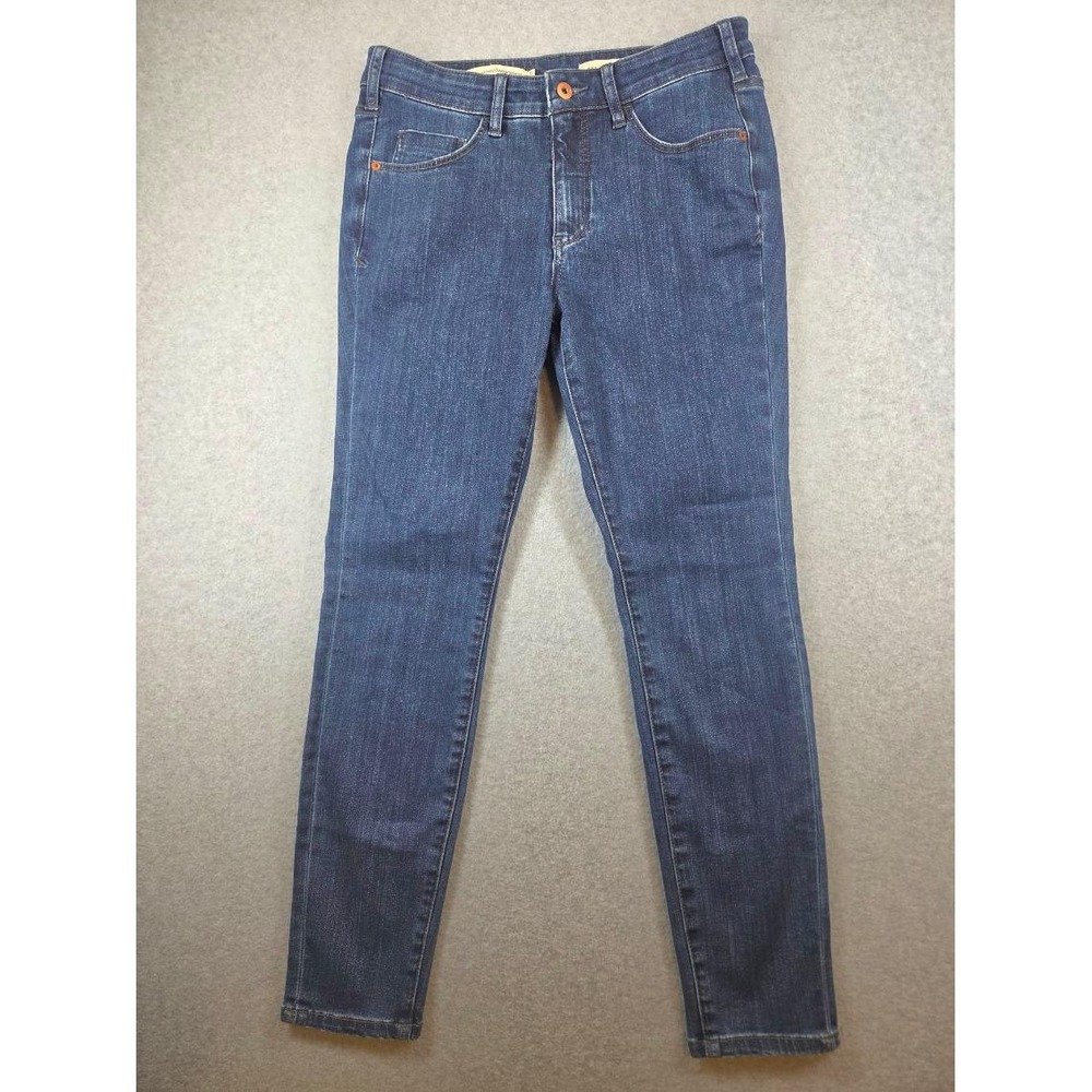 Pilcro and the Letterpress Anthropologie High Rise Skinny Jeans Dark Wash Sz 30